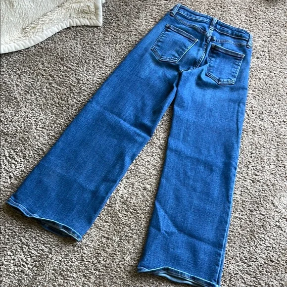 Buckle “ just black” wide leg ankle length size 24 new without tags denim - Picture 3 of 4